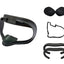 Facial Interface & Foam Replacement Set with Facial Interface Spacer for Meta/Oculus Quest 2 (Standard Edition)